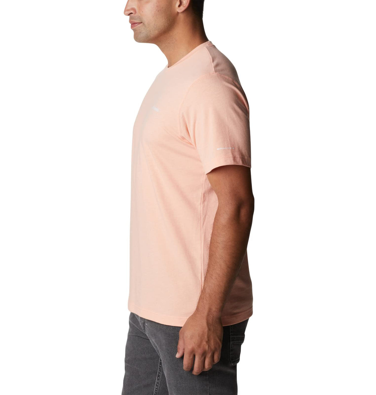 Columbia Men's Thistletown Hills Short Sleeve, Coral Reef Heather, 6X Big