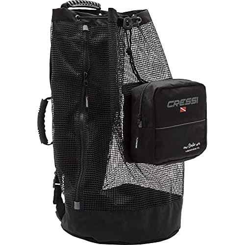 Cressi Heavy Duty Mesh Backpack 90 liters Capacity for Scuba Diving, Water Sport Gear | Roatan: designed in Italy