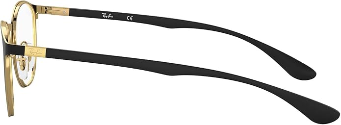 Ray-Ban Unisex Rx6355 Round Prescription Eyeglass Frames