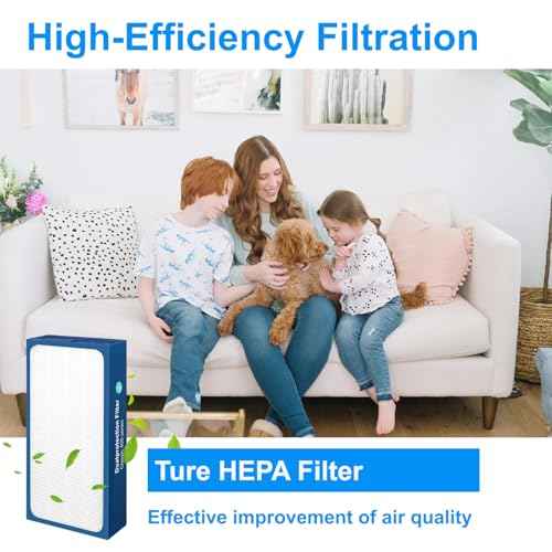 Upgraded Classic 400 Series Replacement Filter,Compatible with Blueair 400 Series Air Purifier Replacement Filter, Part# 480i,402,403,405,410,455EB,450E Replacement Filter (400 1Pack Upgraded)