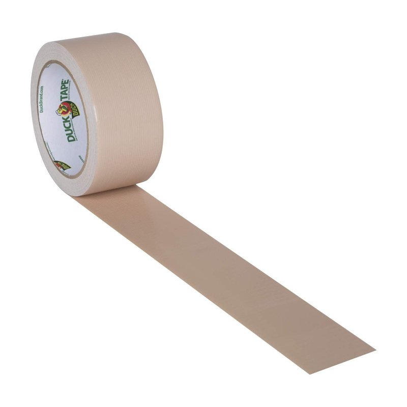 Duck Brand 283264 Color Duct Tape, Single Roll, Beige, 60 Foot