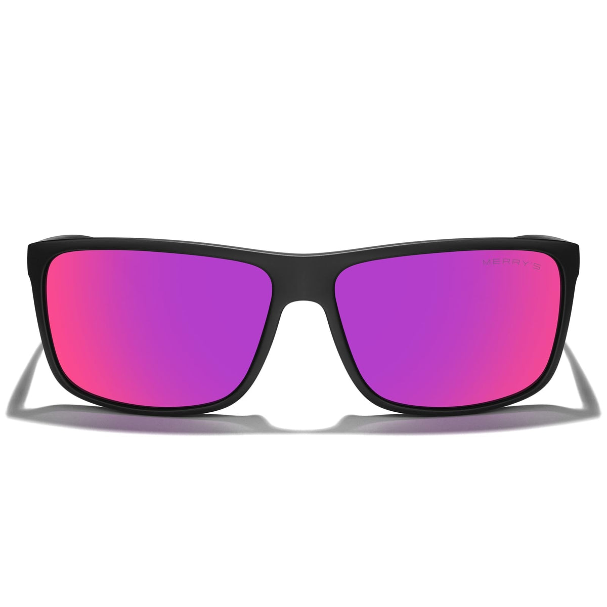 MERRY'S Rectangular Polarized Sports Sunglasses for Men Women Cycling Driving Fishing UV400 Protection S8225