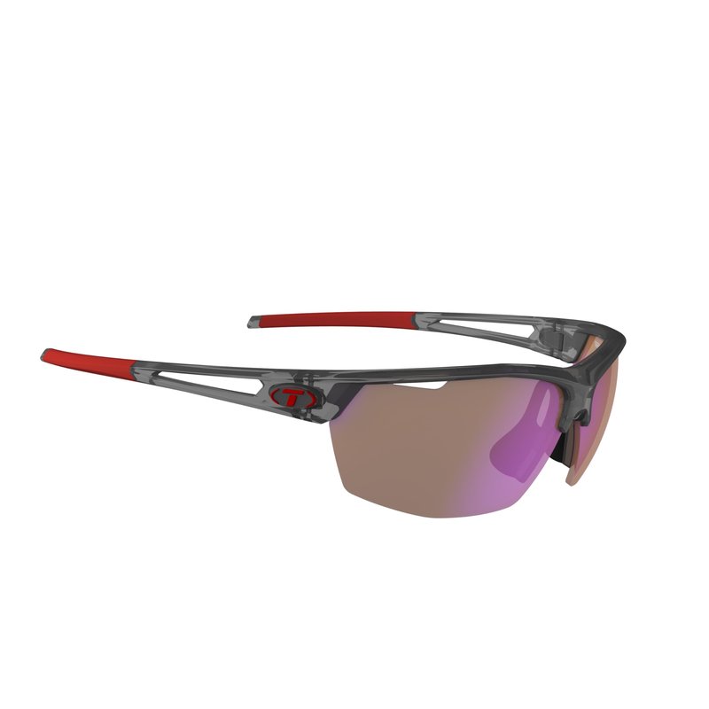 Tifosi Optics Navar Sunglasses (Satin Vapor, AC Red)