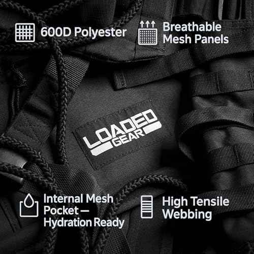 Barska Loaded Gear VX100 Tactical Airsoft Paintball Hunting Adjustable Vest Leg Platforms with Accessory Pouches & Attachment