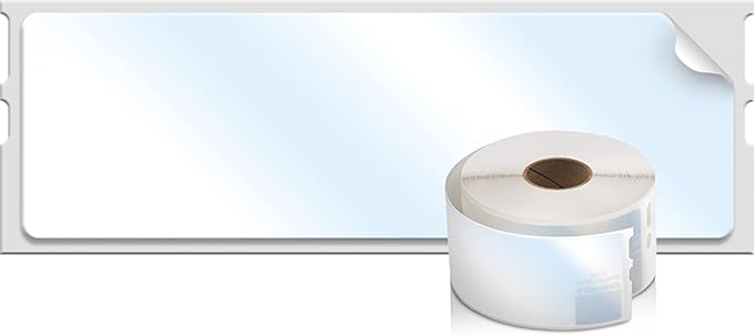 DYMO LW Mailing Address Labels for LabelWriter Label Printers, Clear, 1-1/8-Inch x 3-1/2-Inch, Self-Adhesive, 1 Roll of 130