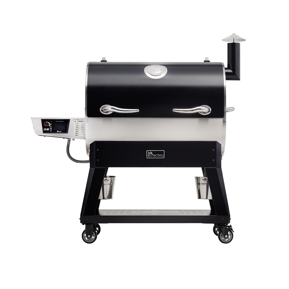 recteq Pellet Grill Smoker - Flagship 1600, Wood Pellet Smoker, BBQ, Wi-Fi Smart Grill, 1600 Sq. In. Cook Space, 40 lbs Hopper, Grilling Basics Bundle