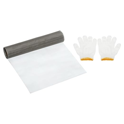 PATIKIL 40" L x 10" W Woven Wire Mesh, 200 Mesh 304 Stainless Steel Air Vent