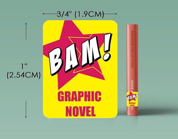 45 Genre Book Spine Labels for Library | Classroom Library Classification Stickers 450pcs