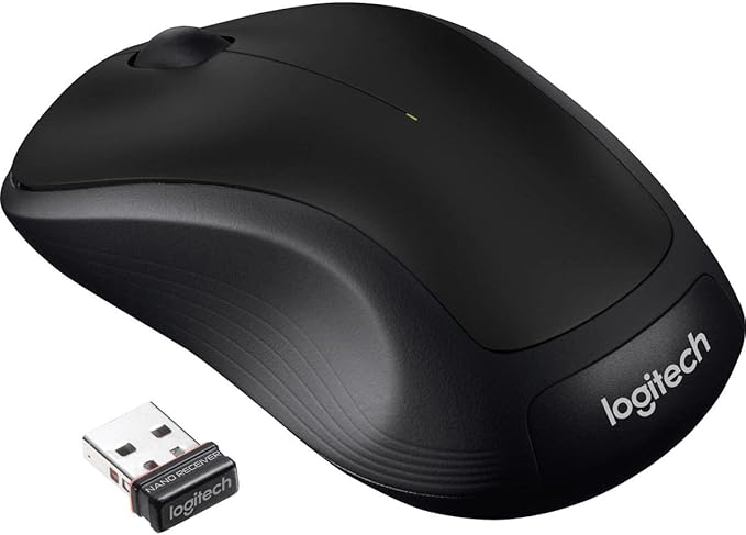 Logitech Wireless Mouse M310 (Black) (Renewed)