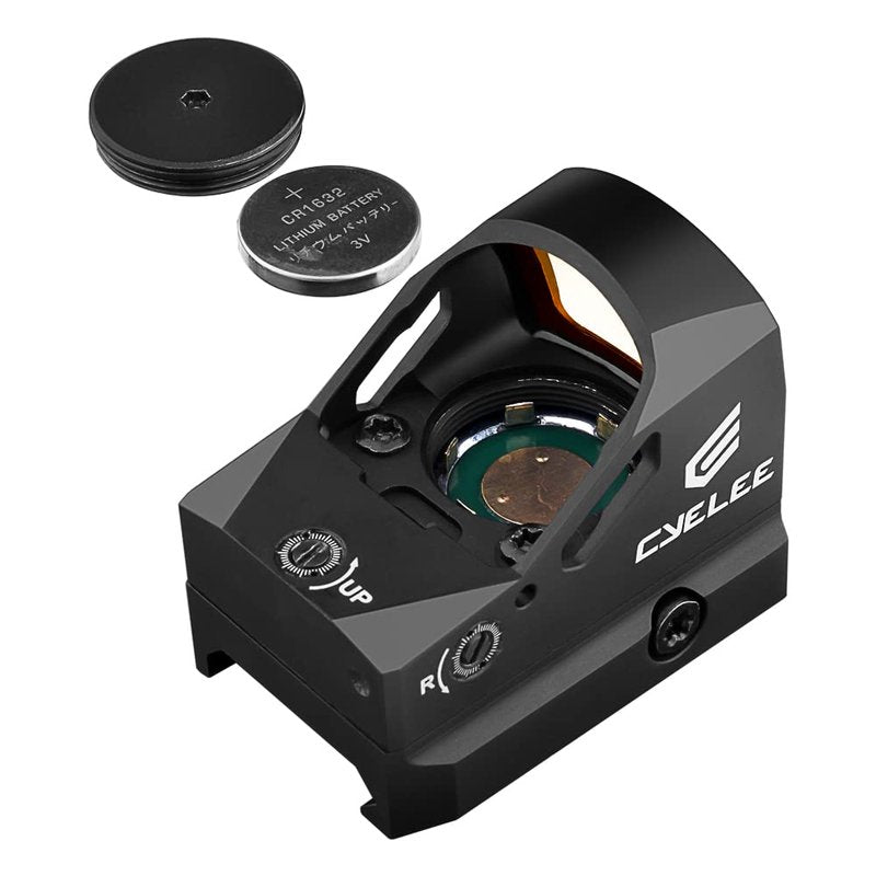 Cyelee CT2 Micro Shake Awake Red Dot Sights ( for RMR Cut Pistol ) 3 MOA Reticle, Black