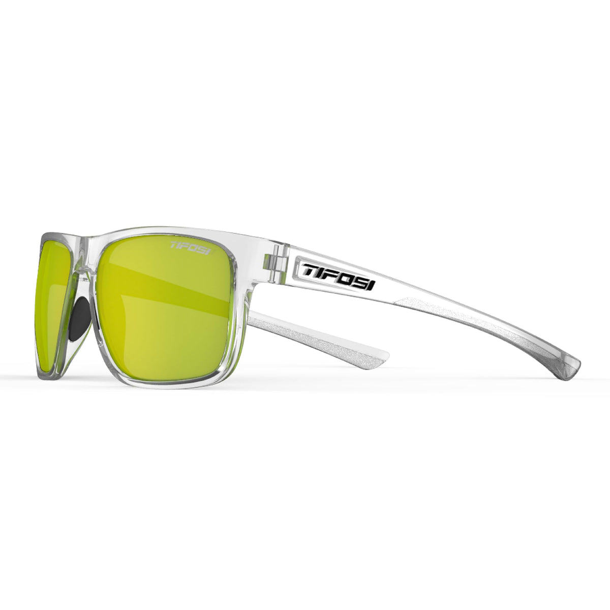 Tifosi Optics Swick Sunglasses (Crystal Clear/Smoke Yellow Lenses)