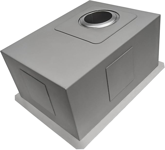 Ruvati 10-inch Rounded Corners Undermount Wet Bar Prep Sink Tight Radius - 16 Gauge Stainless Steel Bar Sink Single Bowl with Brushed Finish hides scratches, Easy-to-Clean Undermount Sinks - RVH7010