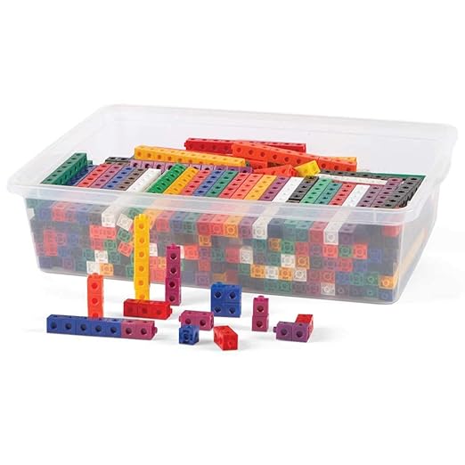 hand2mind Snap Cubes, Math Linking Cubes, Plastic Cubes, Snap Blocks, Color Sorting, Connecting Cubes, Math Manipulatives, Counting Cubes for Kids Math, Math Cubes, Math Counters (Set of 2000)