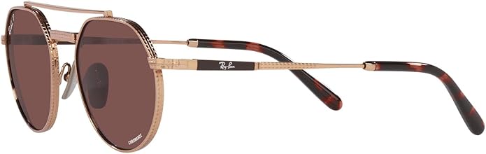 Ray-Ban Unisex Rb8265 Jack II Titanium Round Sunglasses