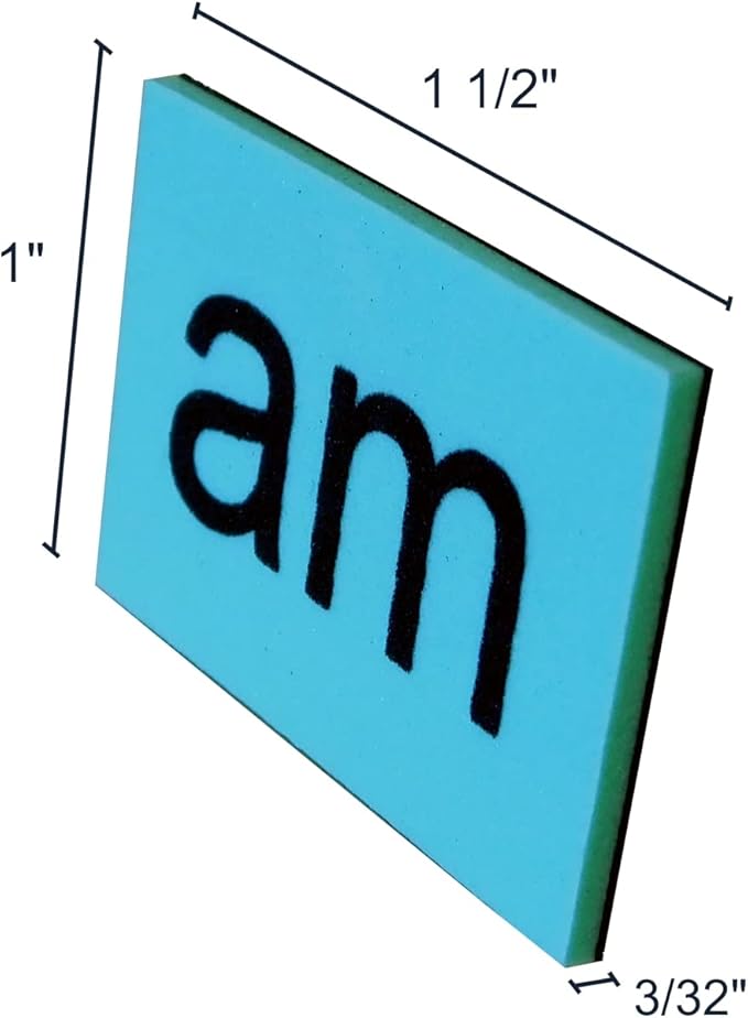 Foam Phonics Magnetic Foam Reading Tiles (Third Grade)