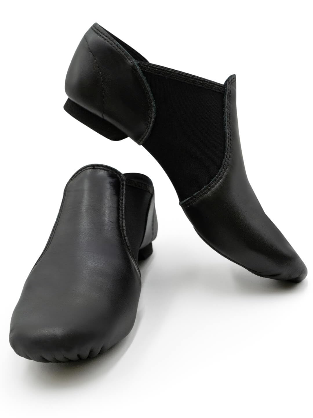 Capezio E-Series Jazz Slip On, Caramel, 7.5 M