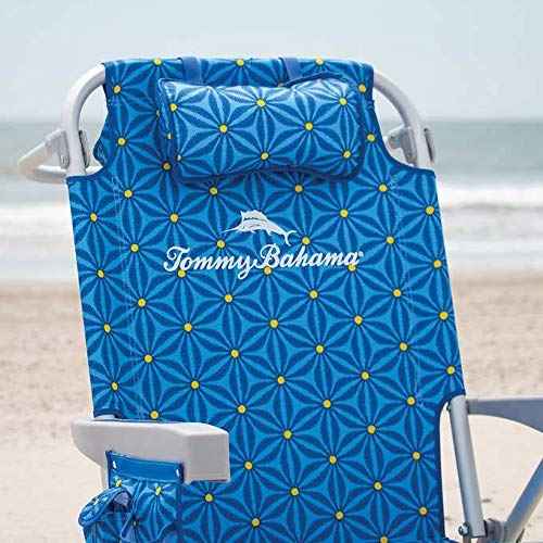 Tommy Bahama 2016 Backpack Cooler Chair with Storage Pouch and Towel Bar