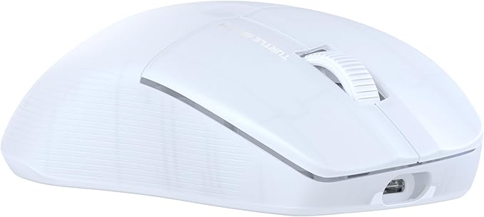 Turtle Beach Pure Air Wireless RGB Gaming Mouse, Ultra-Light 54g Ergonomic Design, 26000 DPI Optical Sensor, 125-Hour Rechargeable Battery, Dual Wireless + Bluetooth, Titan Optical Switches – White