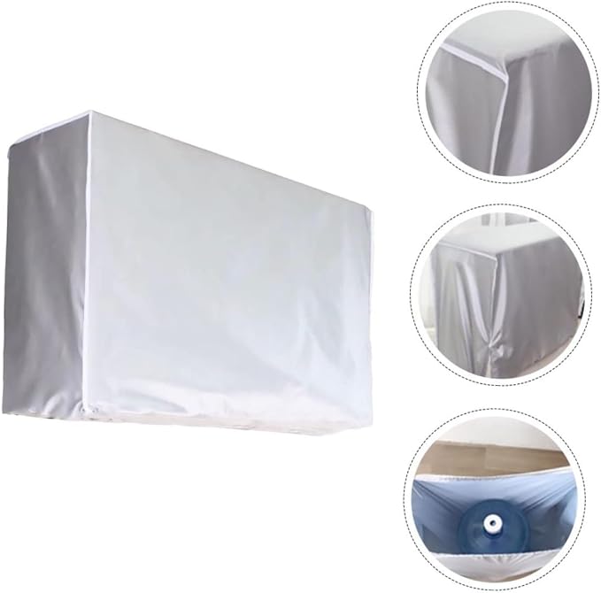 Happyyami Air Conditioner Hood Air Conditioner Cover Weatherproof Easy to Clean