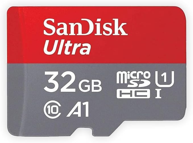 SanDisk 32GB Ultra® microSDHC 120MB/s A1 Class 10 UHS-I