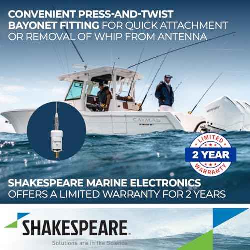 Shakespeare 5242-A 36" Stainless Steel Antenna with Quick Disconnect