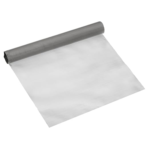 PATIKIL 40" L x 10" W Woven Wire Mesh, 350 Mesh 316L Stainless Steel Air Vent