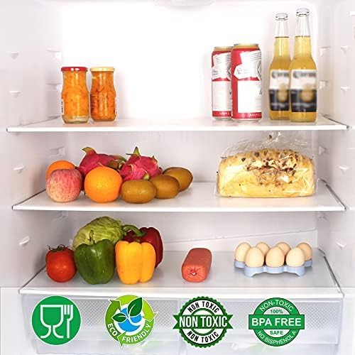 Refrigerator Liners, Fridge Mats, Washable Oil-Proof Fridge Pads Shelves Drawer Cabinet Liners, 17.5 Inches x 20 FT, Refrigerator Mats for Shelves (17.5 Inches x 20 FT)…