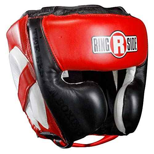 Ringside Mexi-Flex Headgear Black/Red, Large/X-Large