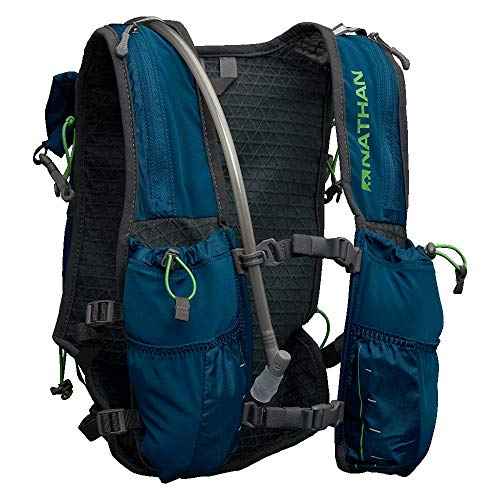 Nathan TrailMix Running Vest/Hydration Pack. 12L (12 Liters) for Men and Women | 2L Bladder Included (2 liters). Zipper, Pocket