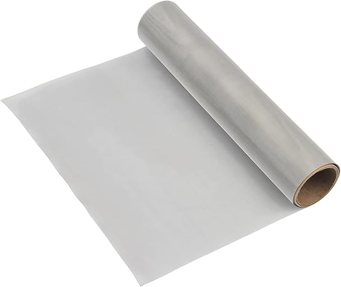 Woven Stainless Steel Wire Mesh, 250 Mesh Durable & Flexible, Fine to Large Mesh