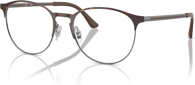 Ray-Ban Unisex Rx6375 Round Prescription Eyeglass Frames