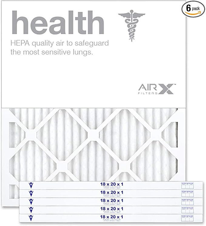 AIRX WICKED CLEAN AIR. HEALTH 18x20x1 MERV 13 Pleated Air Filter
