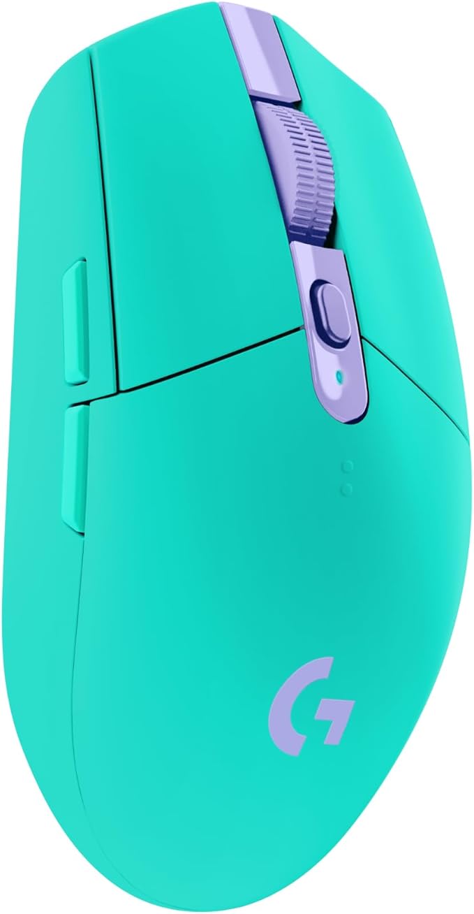 Logitech G305 Lightspeed Wireless Gaming Mouse, Hero Sensor, 12,000 DPI, Lightweight, 6 Programmable Buttons, 250h Battery, On-Board Memory, Compatible with PC, Mac - Mint