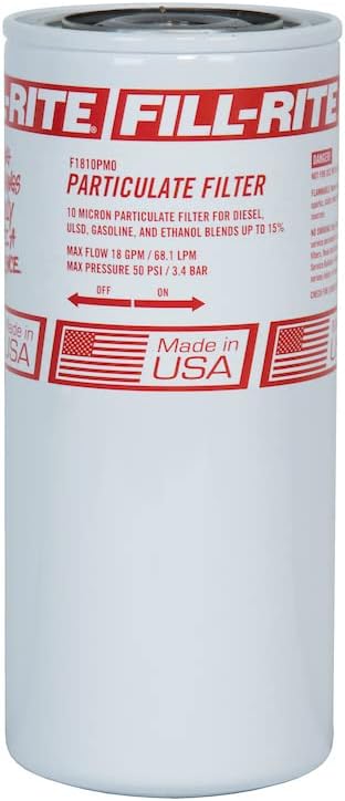 Fill-Rite F1810PM0 3/4" 18 GPM 10 Micron Particulate Spin-On Fuel Filter