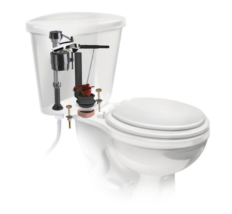 Fluidmaster 400AKR Universal All in One Toilet Repair Kit for 2-Inch Flush Valves,Easy Install,(Pack of 10)