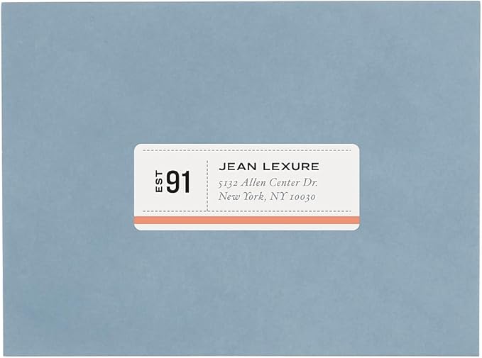 Avery Easy Peel Address Labels, Inkjet Printers, White, 1" x 2-5/8", Box of 750 Labels (08160)