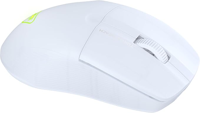 Turtle Beach Pure Air Wireless RGB Gaming Mouse, Ultra-Light 54g Ergonomic Design, 26000 DPI Optical Sensor, 125-Hour Rechargeable Battery, Dual Wireless + Bluetooth, Titan Optical Switches – White
