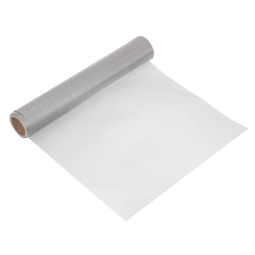 uxcell 120 Mesh 79" x 12" Woven Wire Mesh, 304 Stainless Steel Air Vent Filter