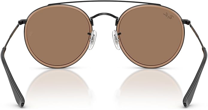 Ray-Ban Unisex Rb3647n Double Bridge Round Sunglasses