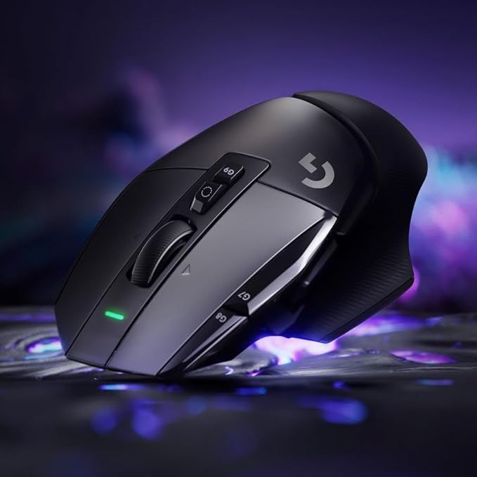 Logitech G502 X Lightspeed Wireless Gaming Mouse - LIGHTFORCE Hybrid Optical-Mechanical switches, Hero 25K Gaming Sensor, Compatible with PC - macOS/Windows - Black