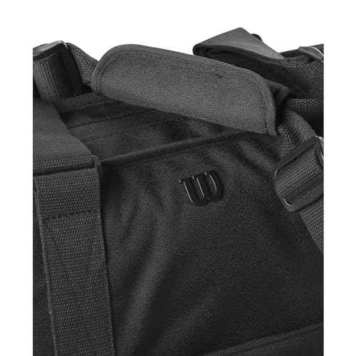 WILSON 2024 Lifestyle Tote Tennis Racket Bag - Holds up to 2 Rackets, Black