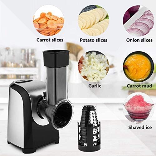 Electric Vegetable Slicer Shredder Salad Maker for Kitchen, 150W 5 Cones