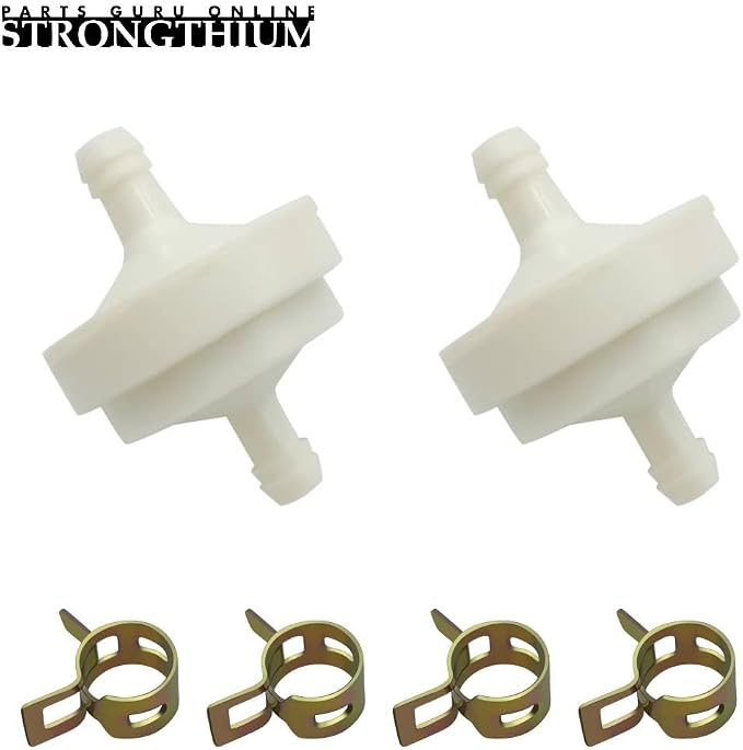 Strongthium Lawn Mower 1/4 Inch ID Inline Gas Fuel Filter Replacement