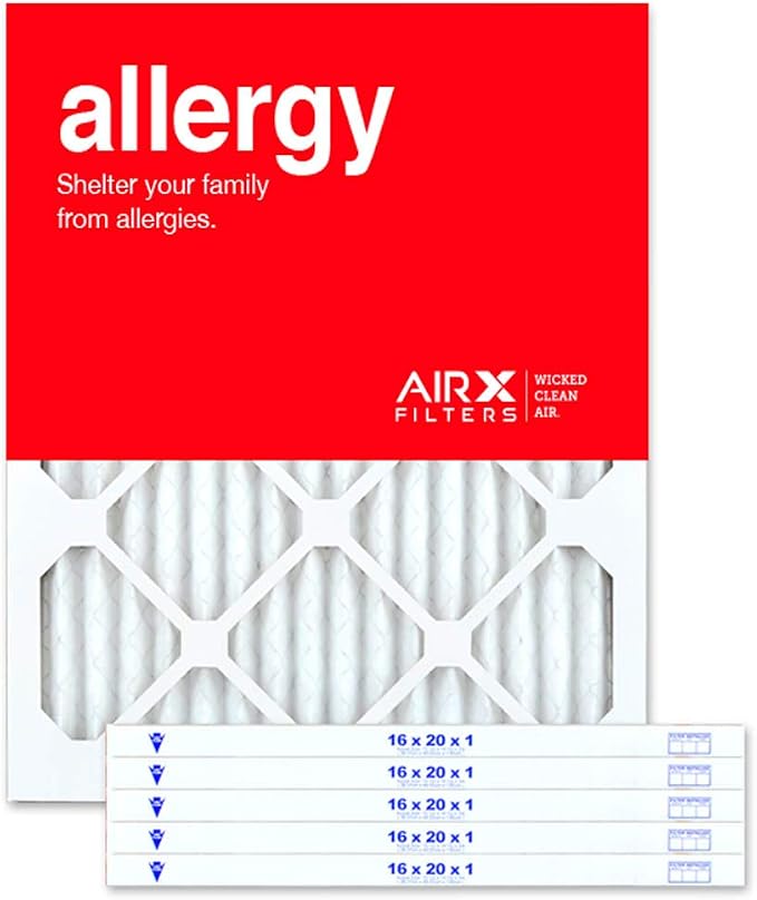 AIRx ALLERGY 16x20x1 MERV 11 Pleated Air Filter