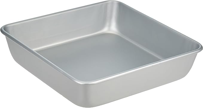 Wilton Aluminum Square Cake Pan, Made Without PFAS, 8 x 8 in