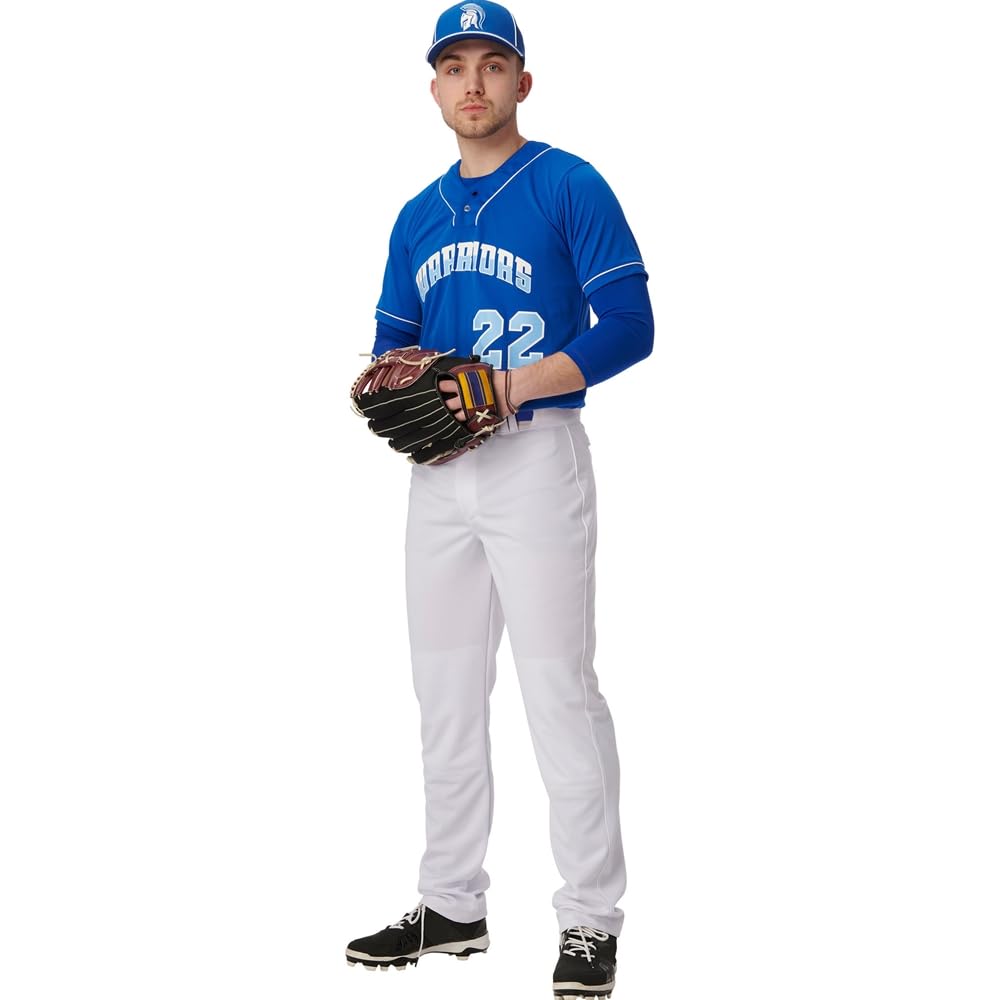 Champro Triple Crown 2.0 Tapered Bottom Baseball Pants, Youth X-Large, Black