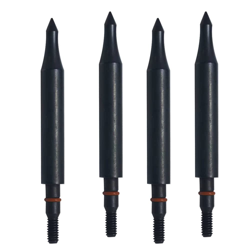 Field Points arrowheads 300 Grains Archery Field Points, 5/16" Steel Screw in Archery Field Tips and Broadheads (1 Dozen 12 PCS)