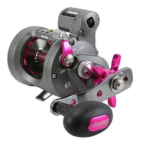 Okuma Coldwater Lightweight Graphite Round Trolling Reel Ladies Edition