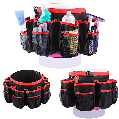 Bucket Cleaning Tool Organizer,Wash Tool Caddy 5-Gallon Organizer,5 Gallon Bucket Holder Cleaning Supplies for Housekeeping