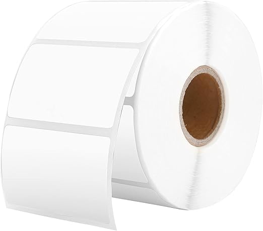 Thermal Direct Shipping Label (Pack of 500 4x6 Per Roll+2.25 x 1.25 Direct Thermal Stickers White Printer Stickers
